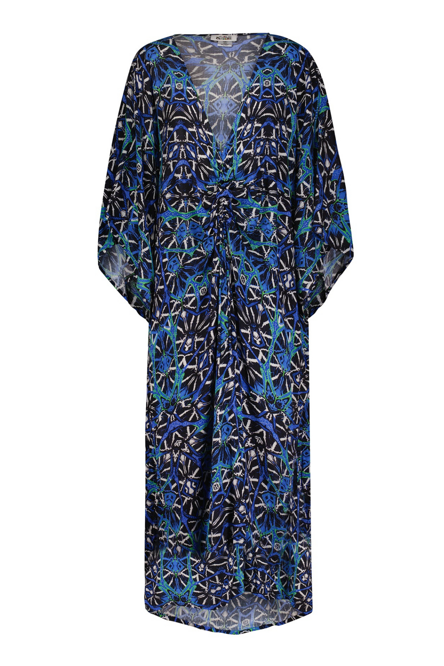 Obaatan Kaftan+Maxi Dress - Octavia Cobalt (Bamboo Rayon) - Furkat & Robbie