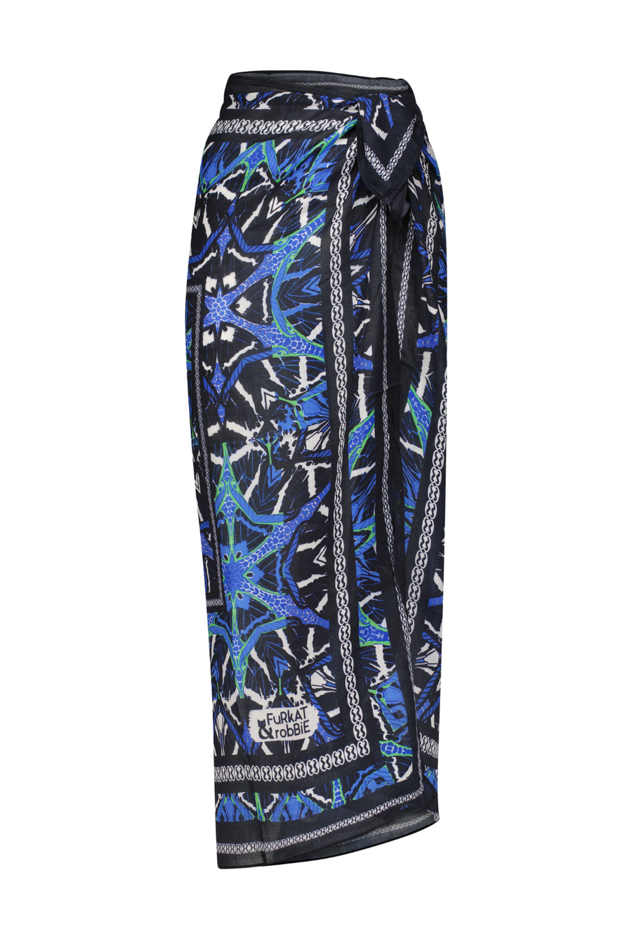 Key Lime Blue Square Scarf - Furkat & Robbie