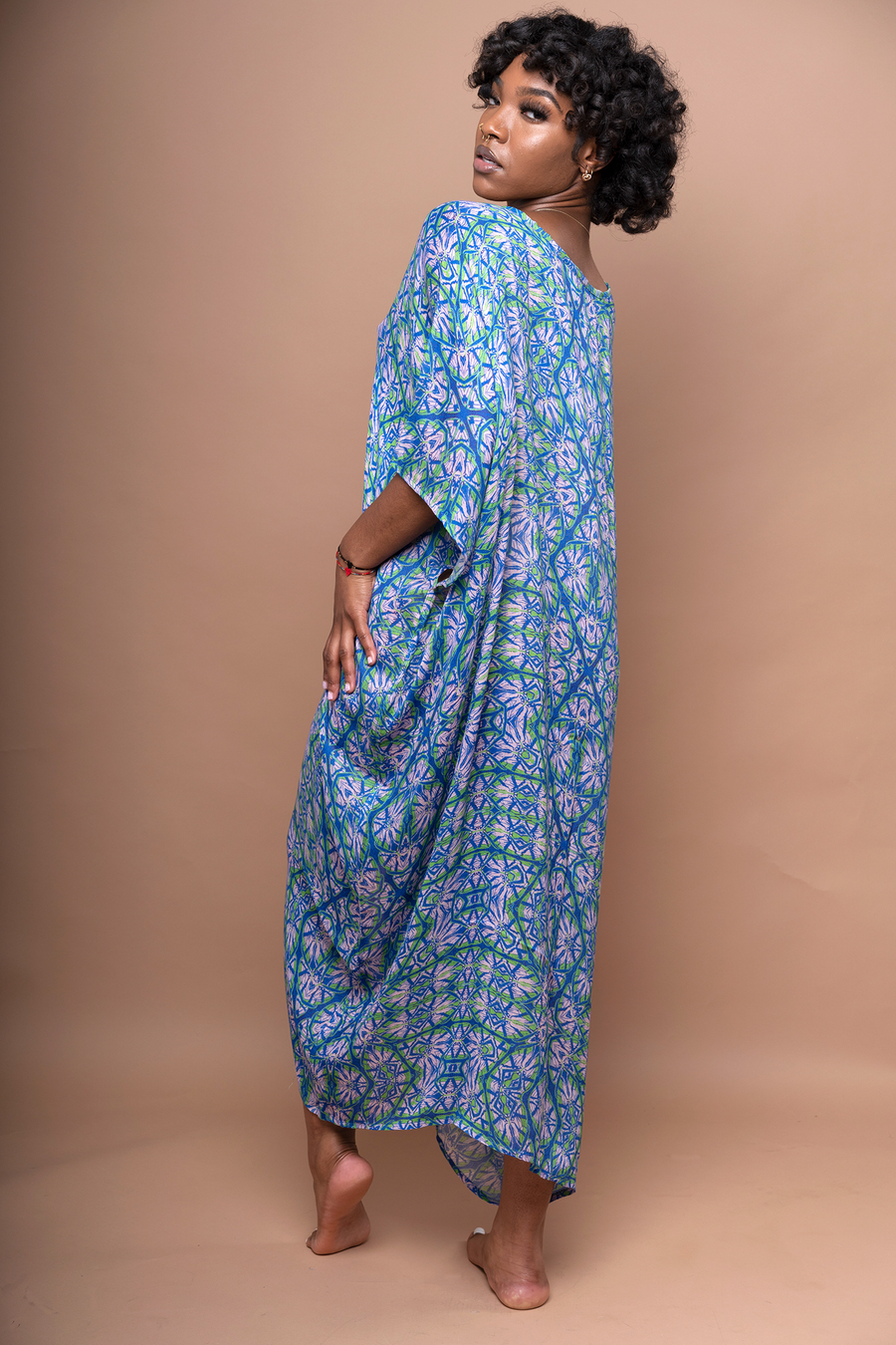 Akila Kimono Wrap Dress - Octavia Majorelle - Furkat & Robbie