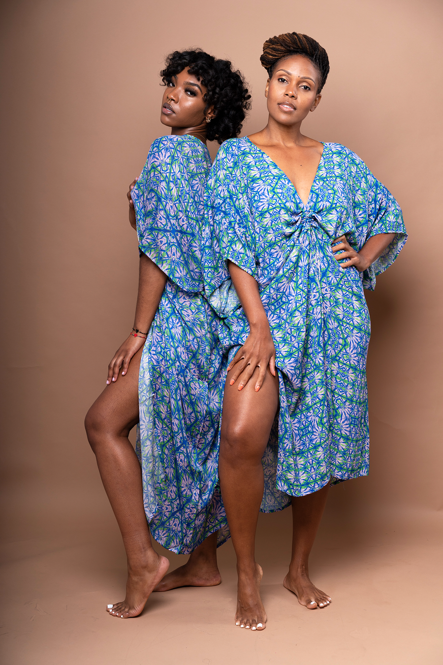 Akila Kimono Wrap Dress - Octavia Majorelle - Furkat & Robbie