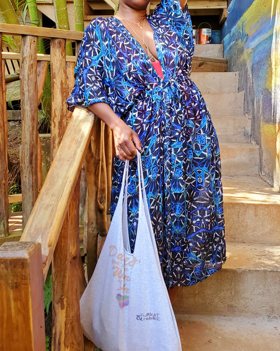 You’re Beautiful Cotton Beach/Market Tote - Furkat & Robbie